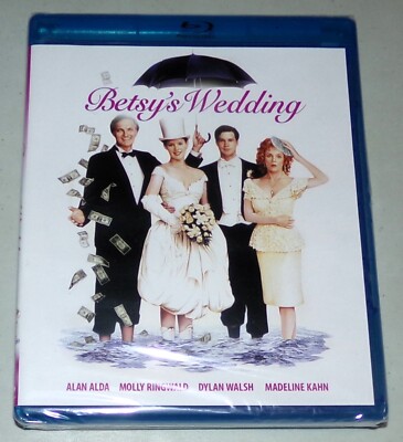 Betsy's Wedding (Blu-ray Disc, 2011) Alan Alda, Molly Ringwald Madeline Kahn NEW