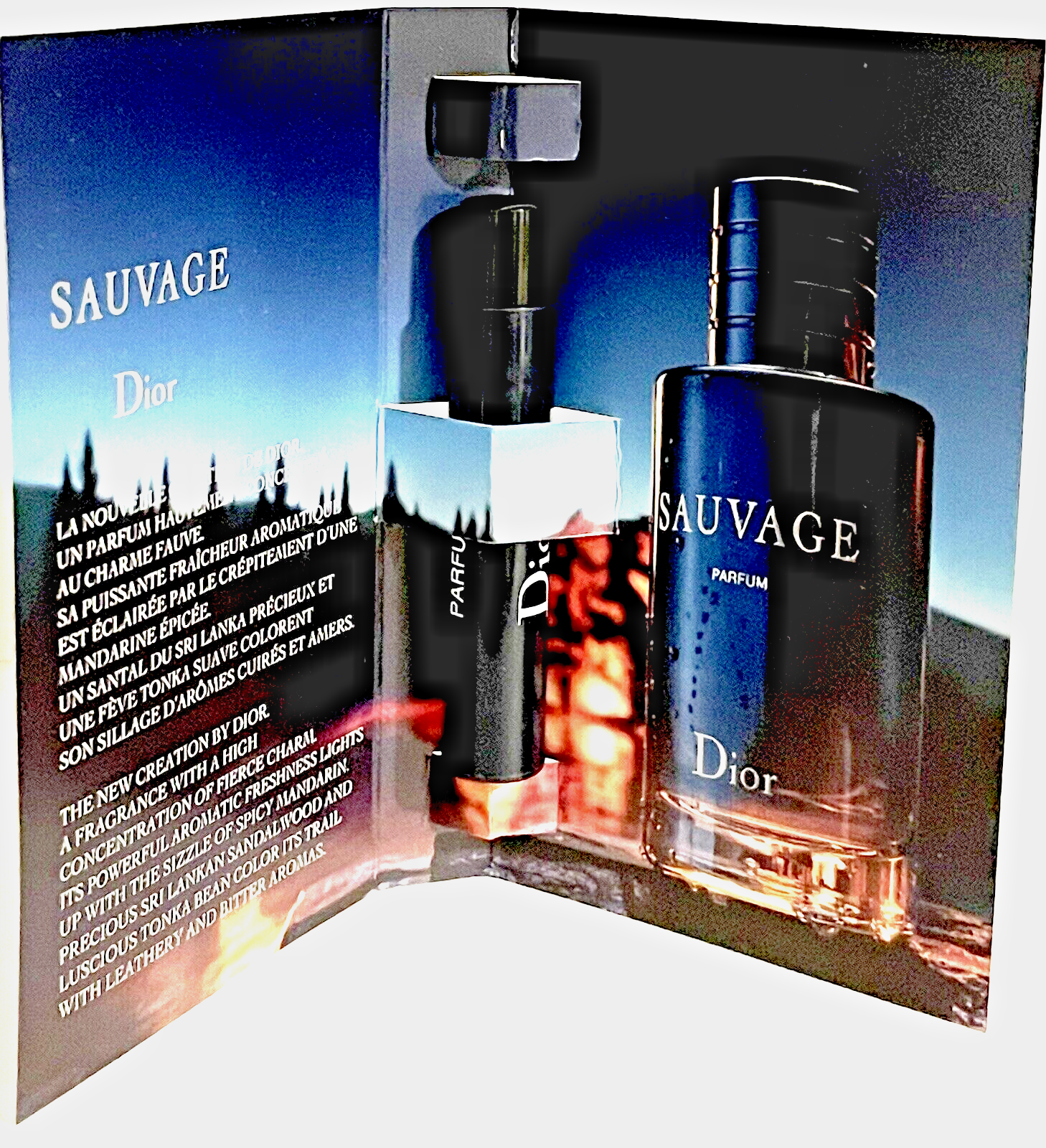 Dior Sauvage (strongest made) PARFUM Spray Sample for SEXY