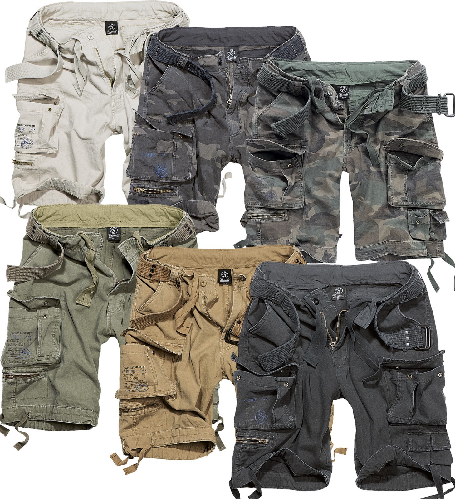 brandit savage vintage shorts