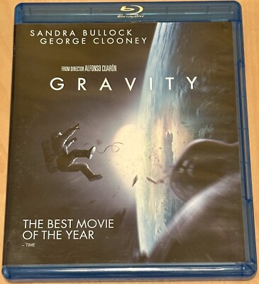 Gravity DVD Movie Sandra Bullock George Clooney