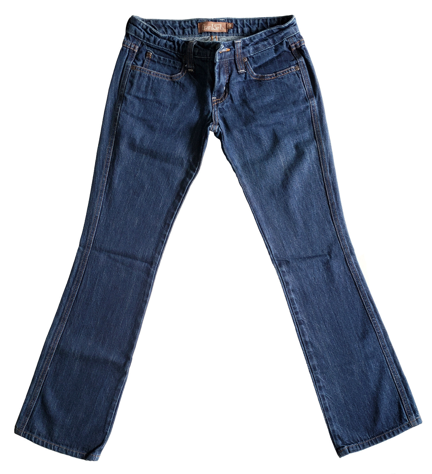 F rankie Ｂ　Make Love Not War Jeans Y2K Frankie B Jeans Size 4, Inseam: 32 inches. | Depop