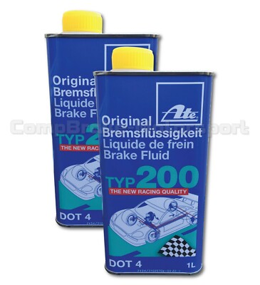 ATE Typ 200 DOT4 Performance Racing Brake Fluid 2 X 1L (Replaces Super Blue)