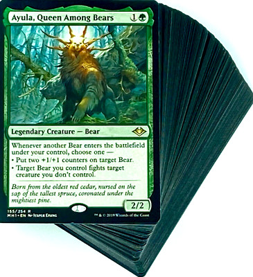 ***Custom Commander Deck*** Ayula, Queen Among Bears - Bears! - EDH Magic Cards