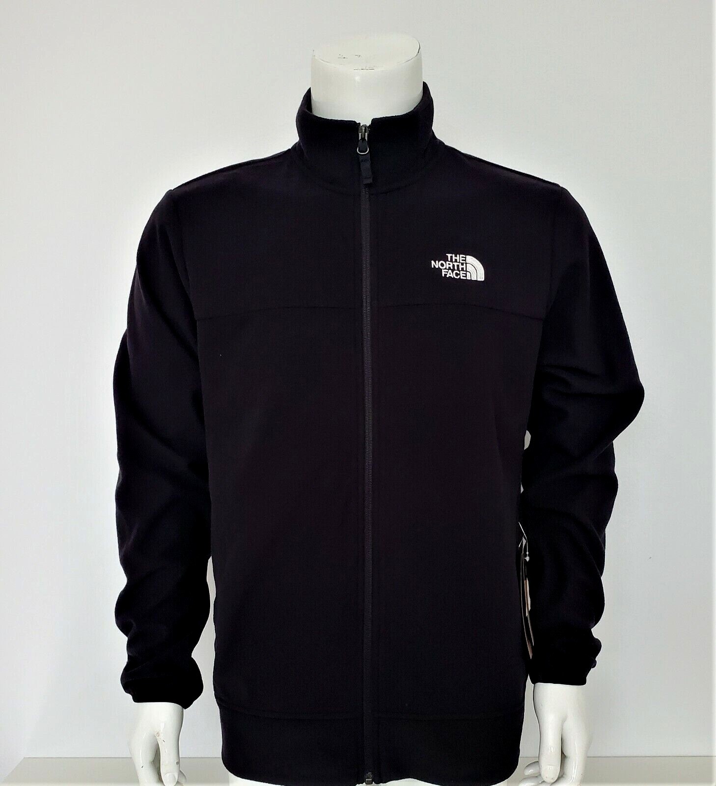 ЛЕГКАЯ ФЛИСОВАЯ КУРТКА THE NORTH FACE MENS GLACIER НА МОЛНИИ черного ЦВЕТА, размер МАЛЕНЬКИЙ