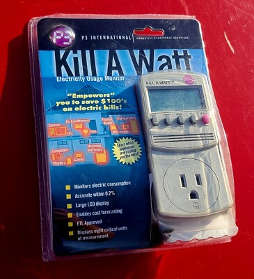 P3 International P4400 Kill A Watt Electricity Usage Monitor Intertek