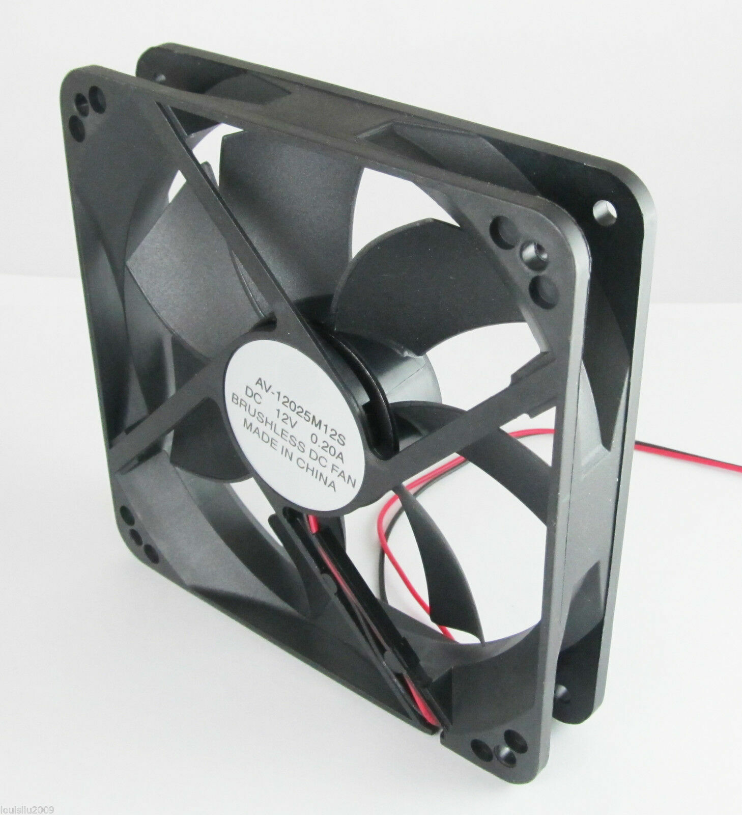 Brushless DC Cooling Fan 7 Blade 12V 120 x 120 x 25mm 12025 eBay