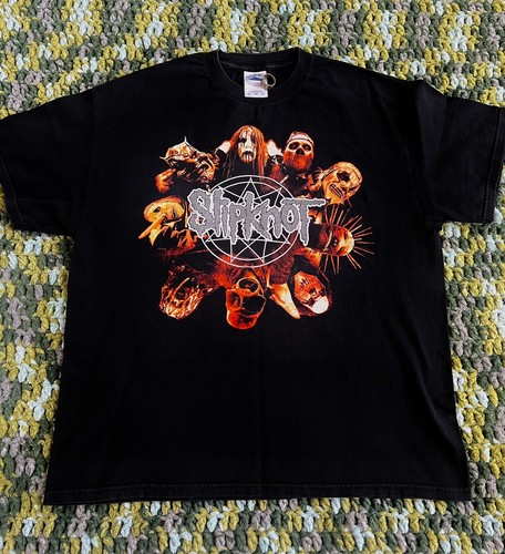 Vintage Slipknot Iowa T Shirt Double Sided Original 2001