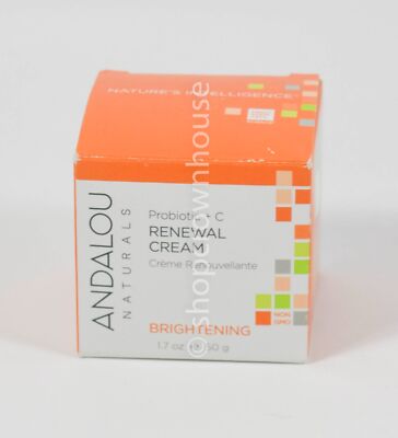 ANDALOU naturals Probiotic + C RENEWAL CREAM 1.7oz Brightening NIB