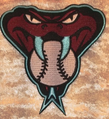 Arizona Diamondbacks 4'' Snake Sleeve Iron /Sew On Patch~Free Tracking~