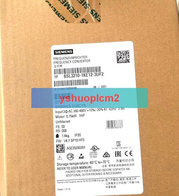 NEW Siemens 6SL3210-1KE12-3UF2 6SL3 210-1KE12-3UF2