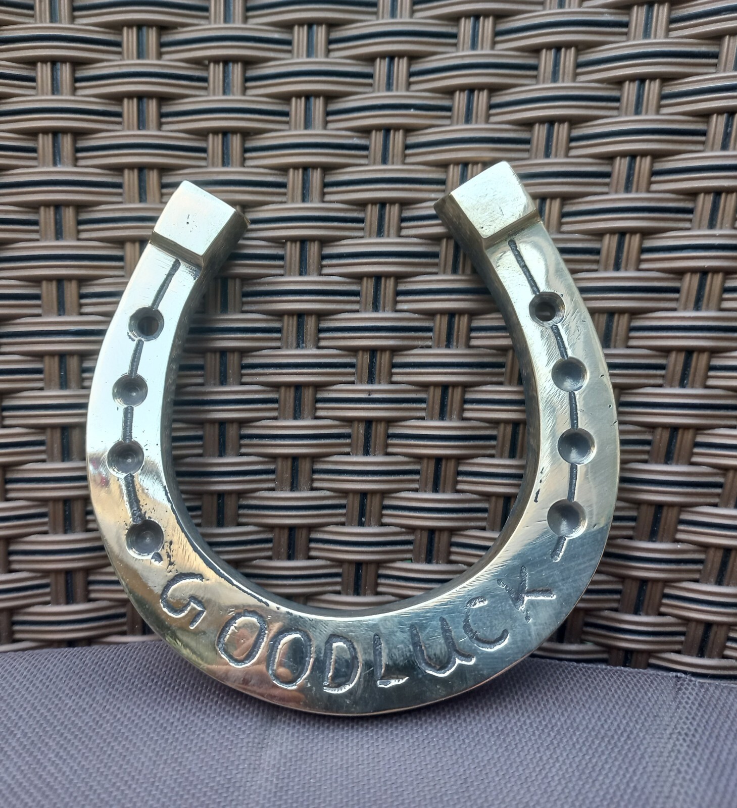 Subculture 　HORSE SHOE GOODLUCK Classy Brass Collectible Horseshoe Good Luck Horse Shoe Naal