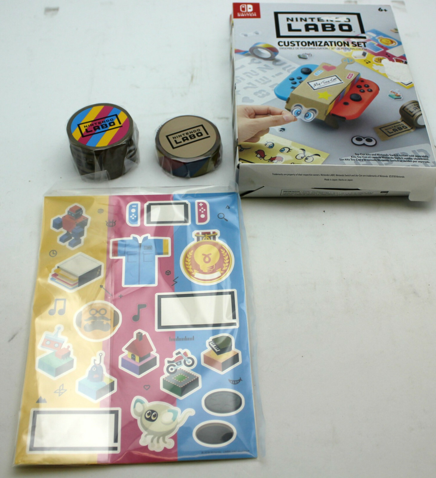 Large Nintendo Labo Customization Set Lot (13 Kits) Stenciles,Tape Rolls