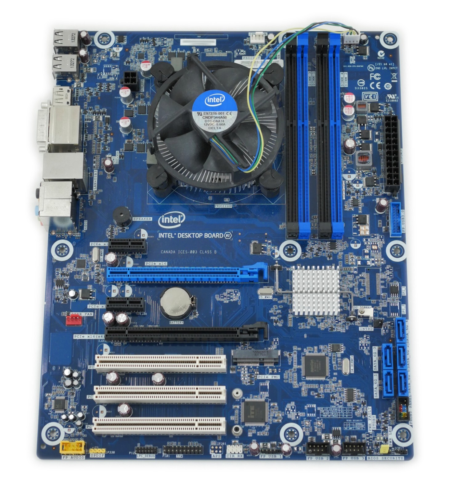 Intel Desktop Motherboard DH87MC + Core i5-4570 + Heatsink