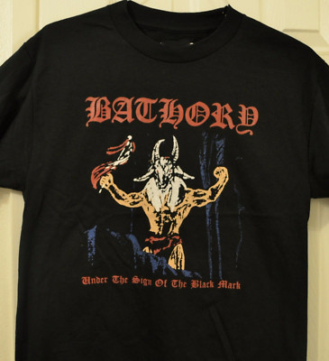 BATHORY Under The Sign of the Black Mark T-Shirt Cotton Black Men S to 5XL AC123