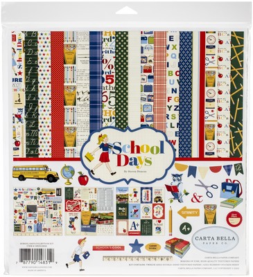 Carta Bella Collection Kit 12''X12'' School Days