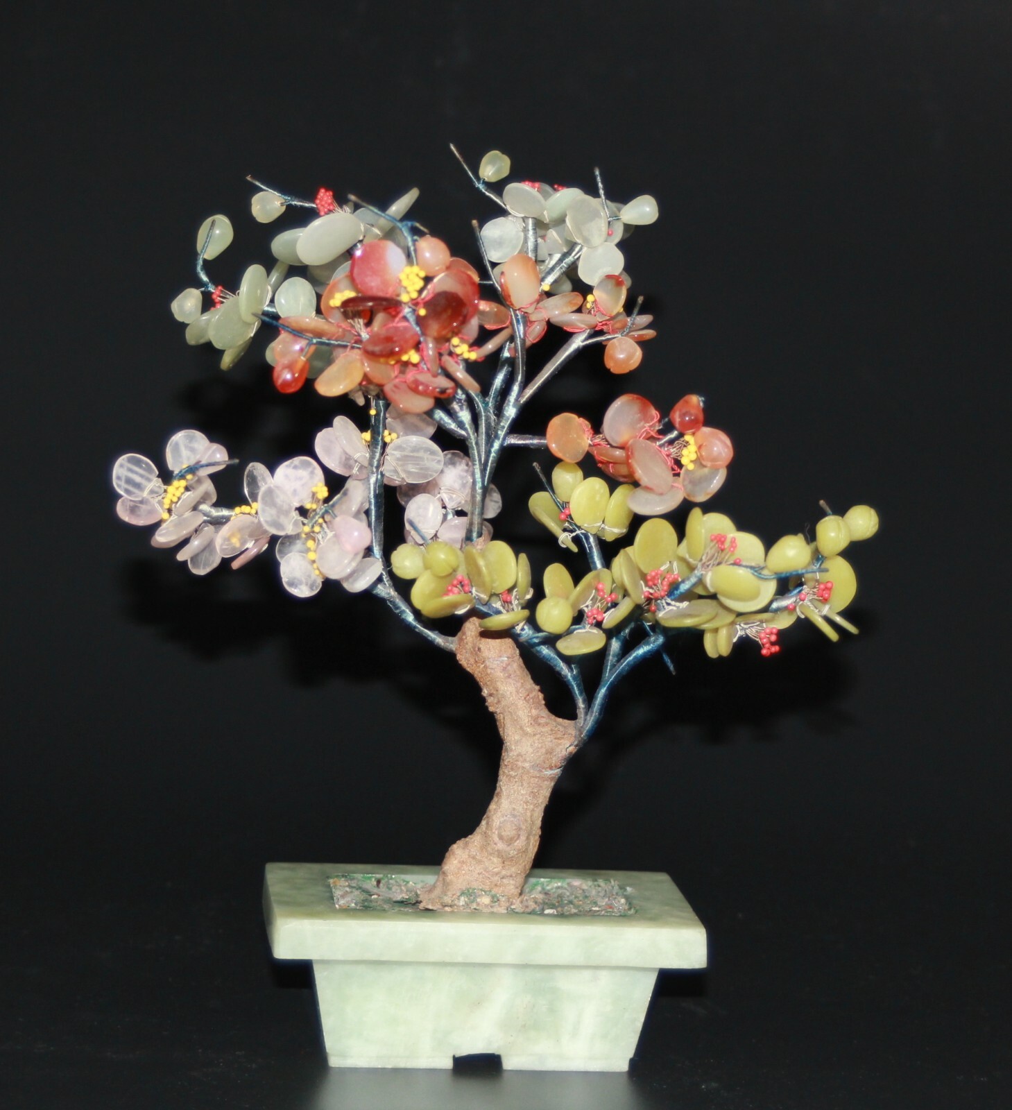 Antique Chinese Jade Bonsai Tree in jade Flower Pot 1188 | eBay
