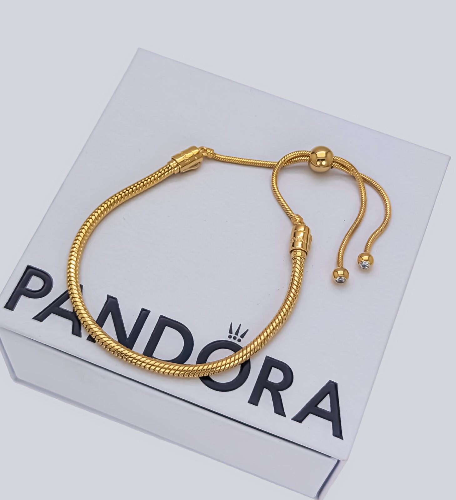 パンドラSnake Chain Sliderのブレスレット Amazon.com: PANDORA
