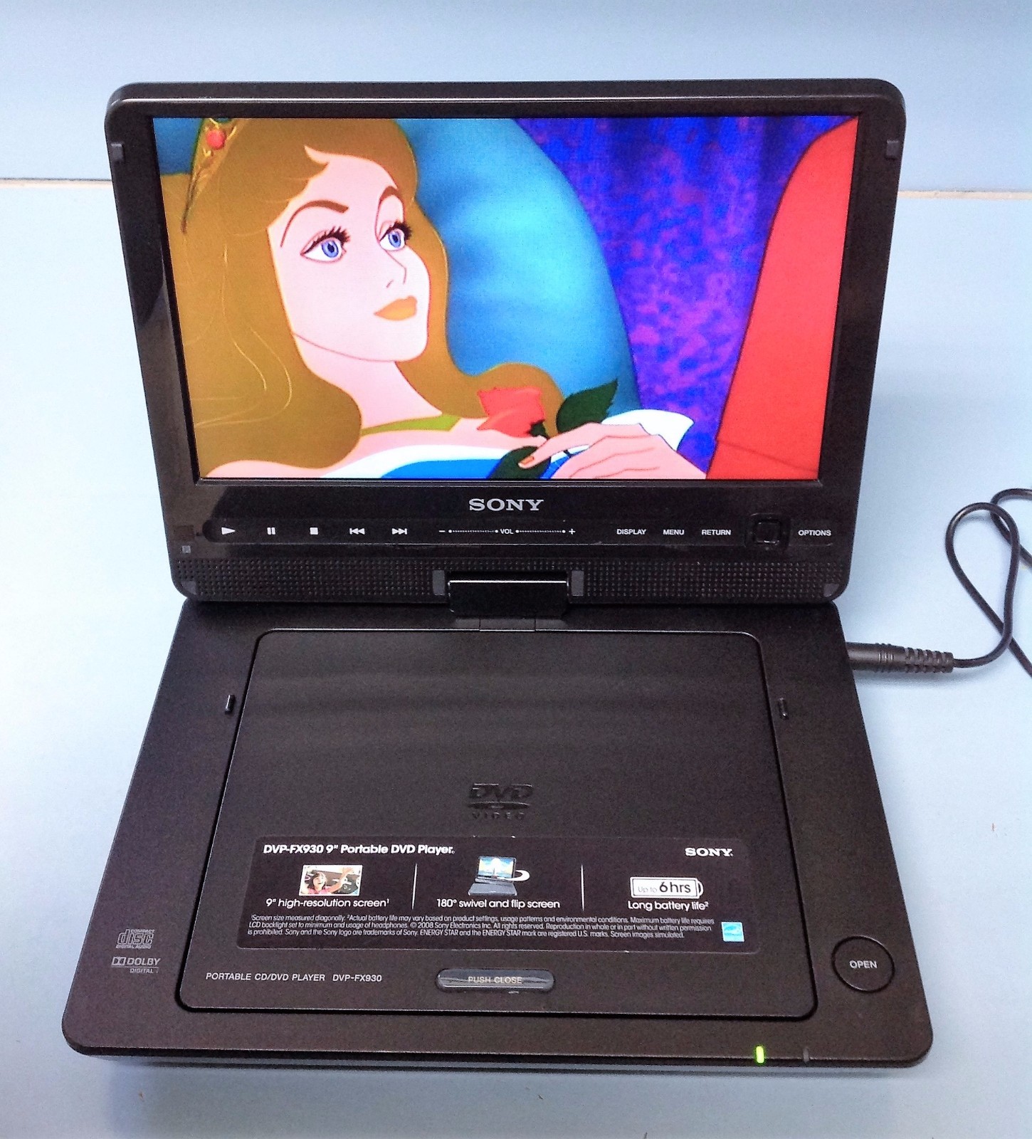 【中古】 SONY 9型液晶ポータブルDVDプレーヤー DVP-FX930 Sony Portable DVD Player DVP-FX930 Hi-Resolution 9