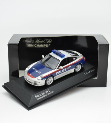 Porsche 911 Bj.2004 Polizei extrem selten 1:43 109/3