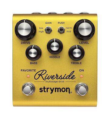 Strymon Riverside Multistage Drive Guitar Effects Distortion Pedal for Electr...