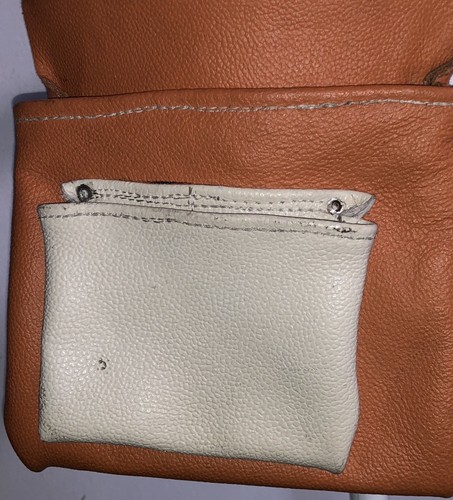 LEATHER BELT POUCH PURSE Hand Made Money Tool Bag Crafted Wallet Women XL Men L