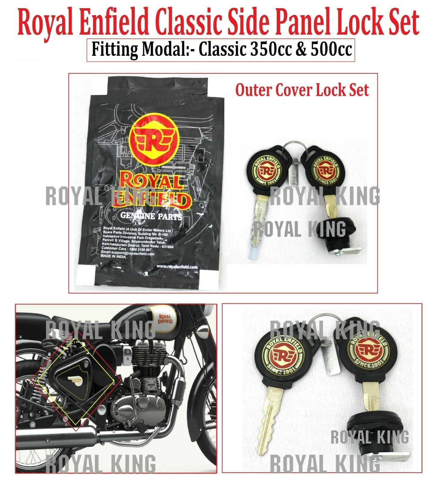 royal enfield classic 350 key cover