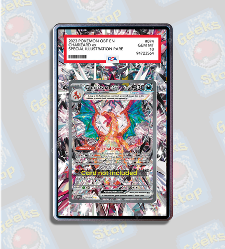 Charizard ex SAR PSA CGC Beckett | Extended Art Display Case