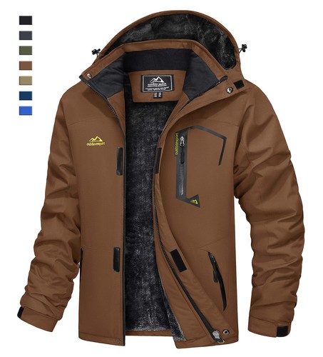 Men's Thermal Ski Snow Jacket Winter Outdoor Mountain Climbing Casual Work Coats