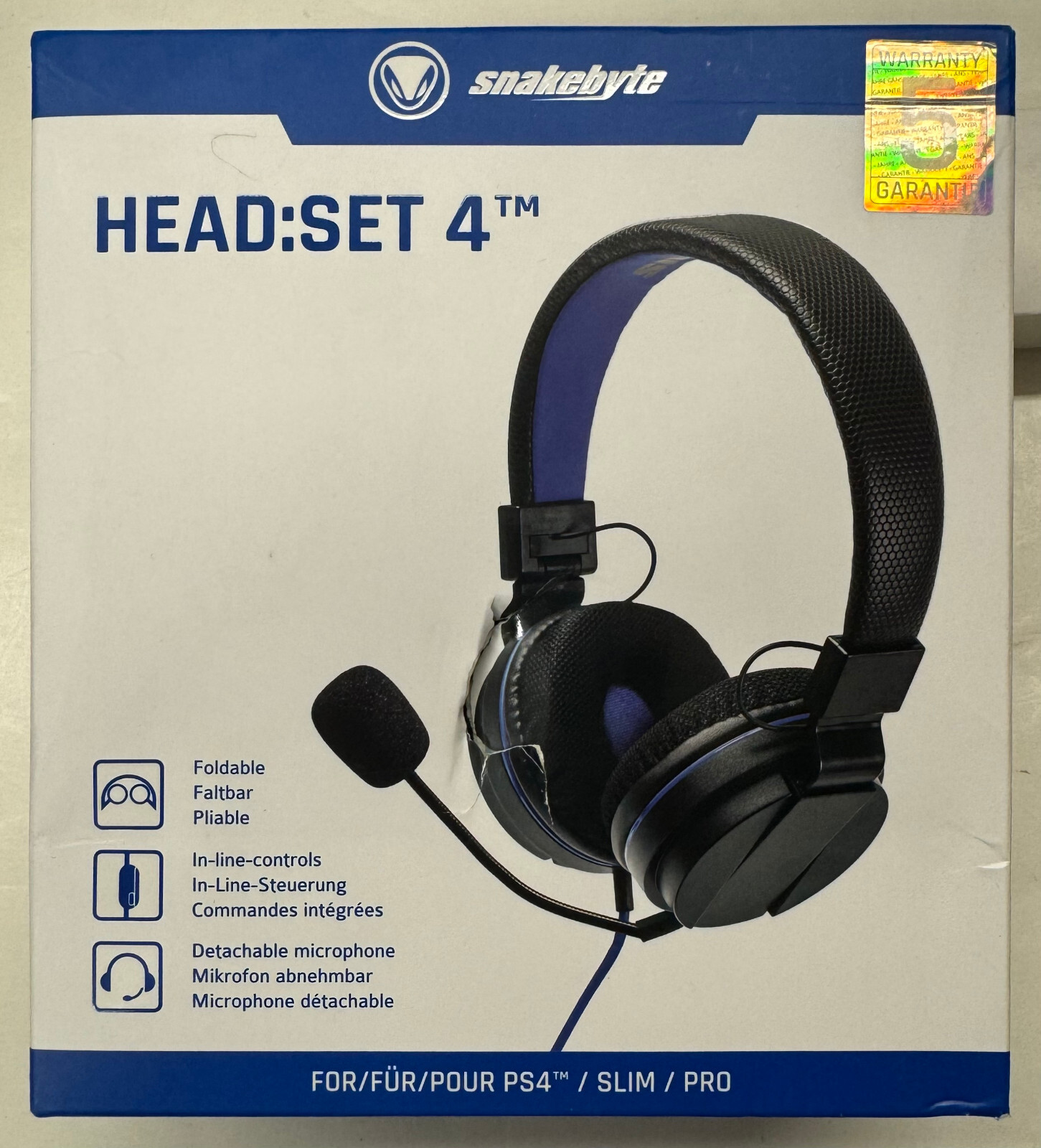 PlayStation4 - さっぴぃ Snakebyte PS4 Headset HEAD:SET 4 | eBay