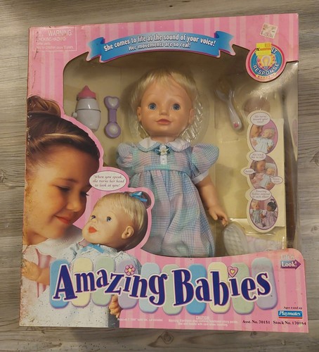 AMAZING BABIES 2000 Interactive  Doll  By Playmates