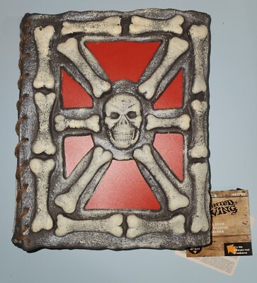 Gemmy Haunted Skull Book Lights Sounds Tagged Works Great Vintage Halloween