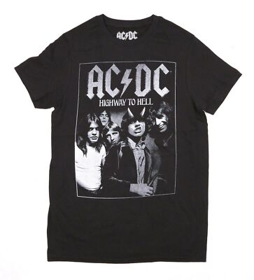 AC DC T Shirt Men's Black Highway to Hell Size: Small.