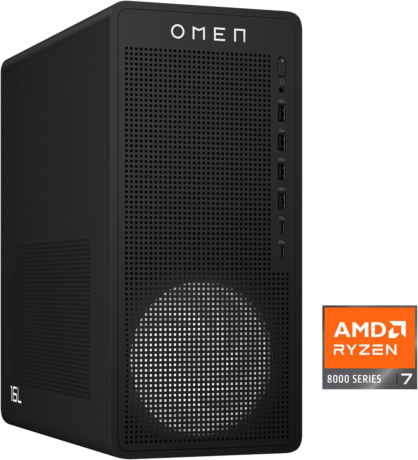 HP OMEN 16L Gaming-PC TG03-0277ng AMD Ryzen 7 RTX 5060 Ti 1TB SSD 32GB B-WARE - Bild 1 von 5
