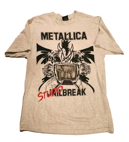 トップス Maetaka Metallica 1995 VINTAGE STUDIO BREAK RARE T SHIRT (Metallica