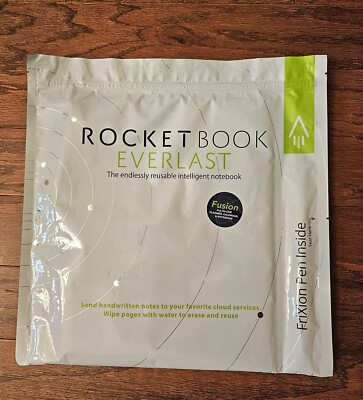 Rocketbook EVERLAST Intelligent Notebook w Pen, Unopened 