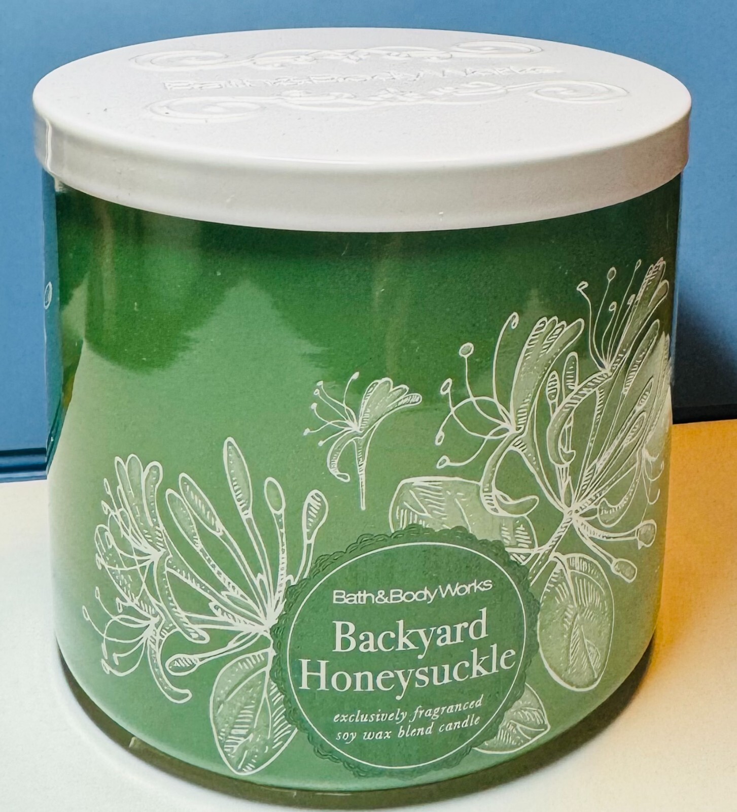 Bath And Body Works Champagne Toast Tuscany Candle 3-Wick Candle, Wild  Honeysuckle, 14 Oz Wild Honeysuckle Bath And Body Works