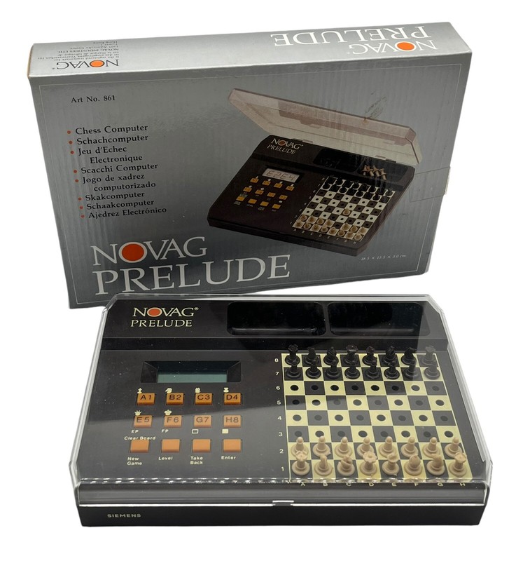 Novag Prelude Schachcomputer Mit Ovp Reiseschach Anleitung