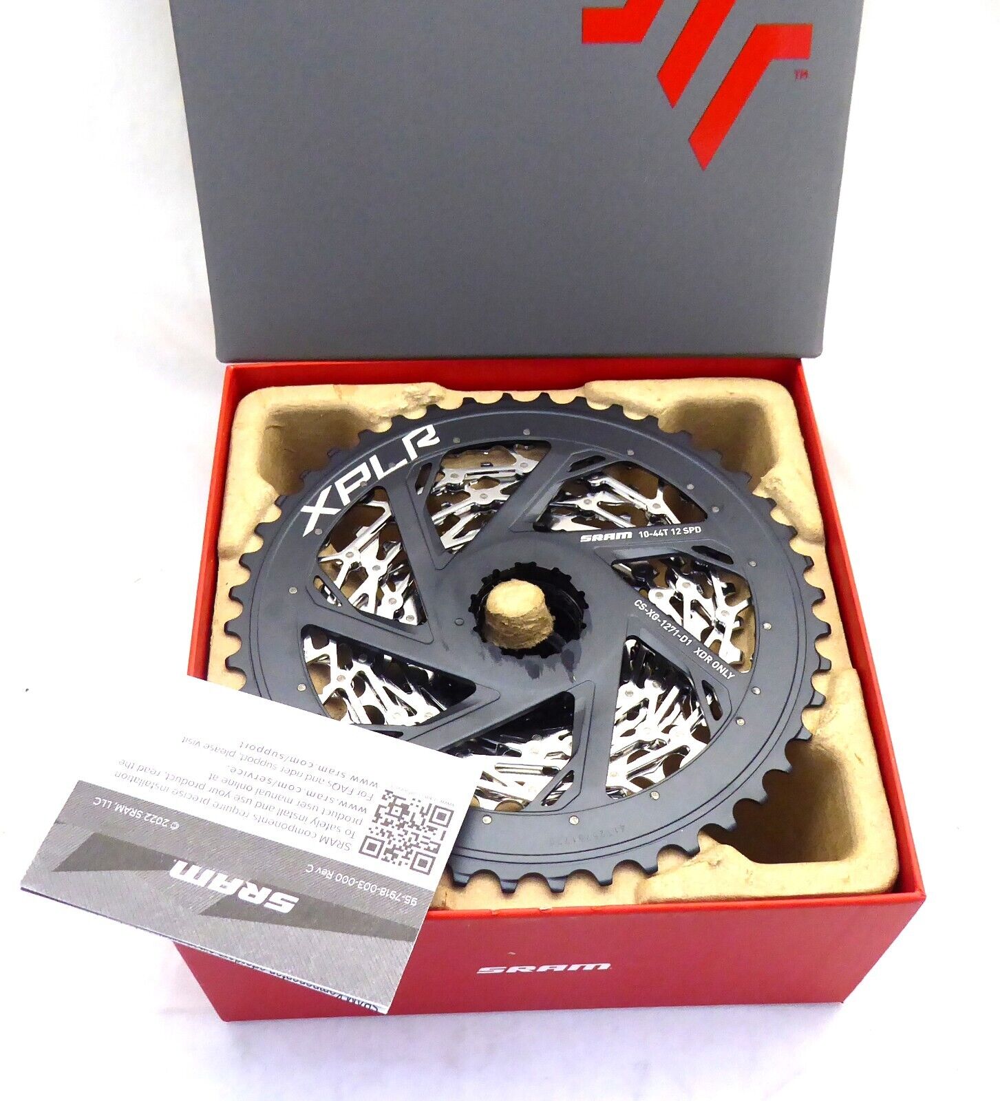 SRAM XPLR XG-1271 Cassette - 12-Speed, 10-44t, Silver, For SRAM XPLR XG-1271 Cassette - 12-Speed, 10-44t, Silver, For