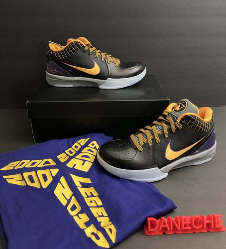 Nike Zoom Kobe IV Protro Carpe Diem Black Purple Sz 7 AV6339 001