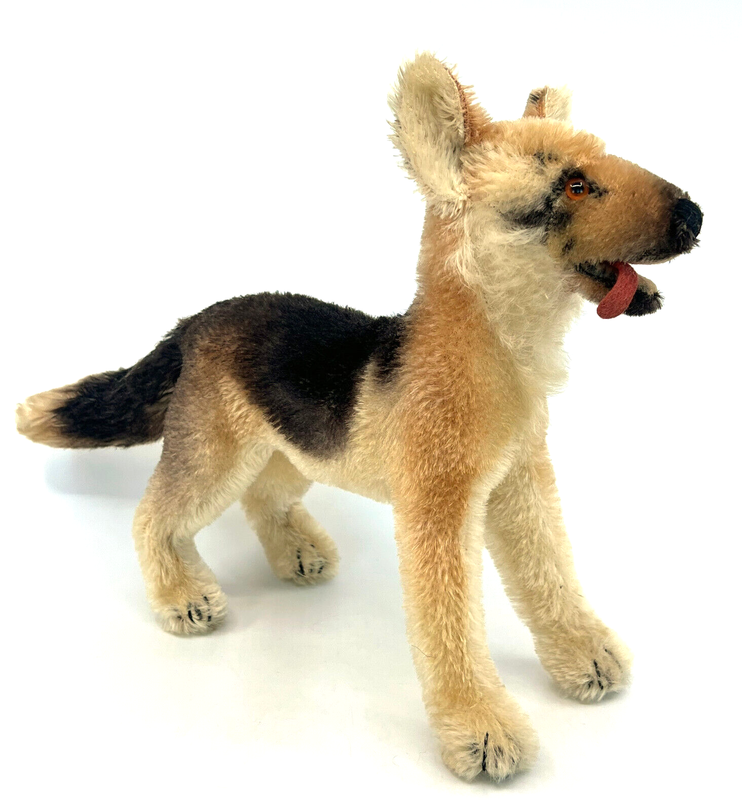 Steiff Mike German Shepherd シュタイフ シェパード Amazon.com: Steiff Mike German Shepherd, Grey/Brown/Black