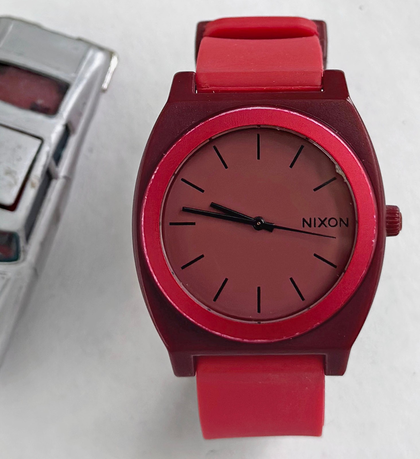 時計 NIXON MEDIUM TIME TELLER ACETATE RED Time Teller Acetate Watch | Tortoise / Oxblood | Unisex