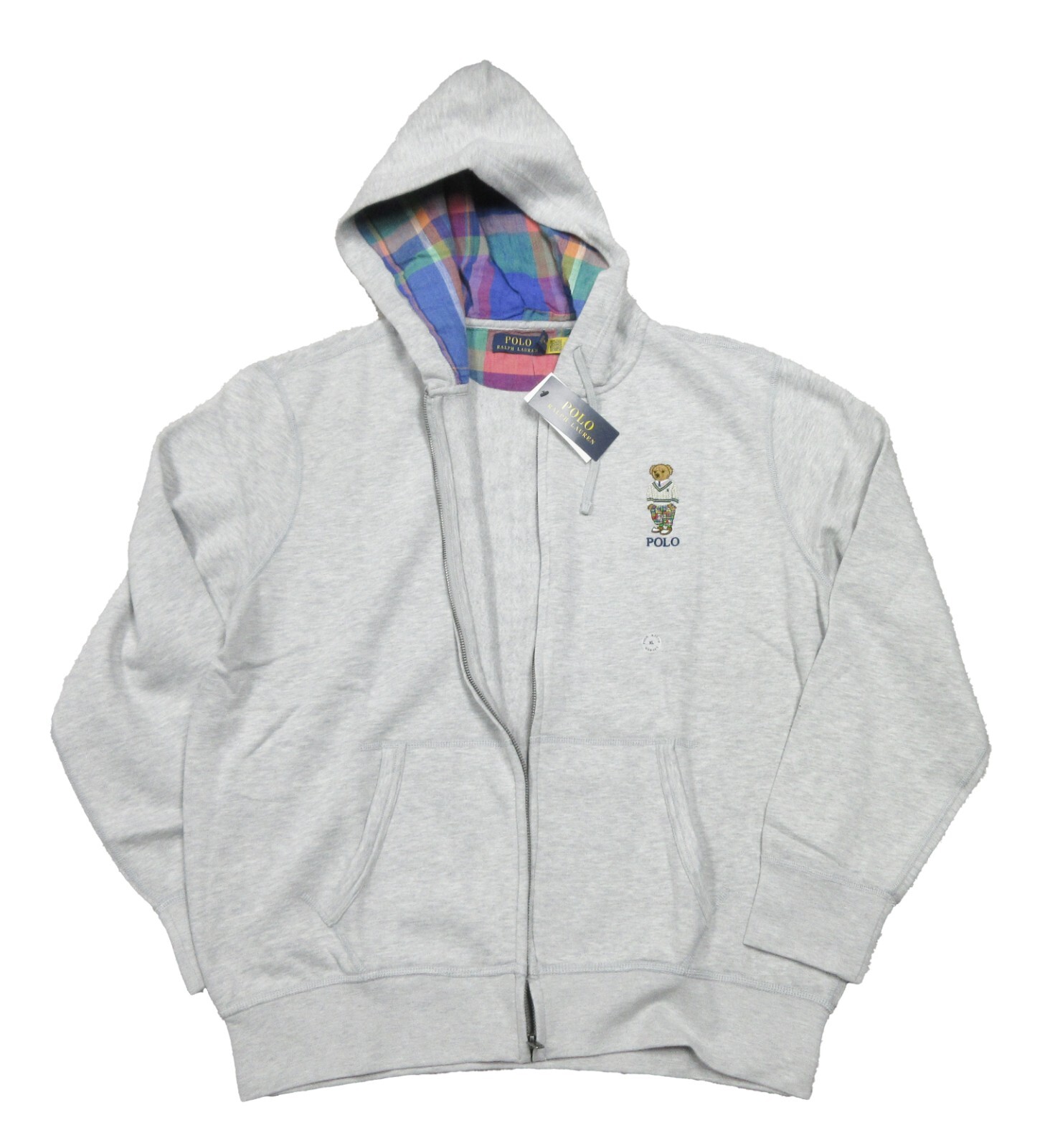 ★★POLO RALPH LAUREN★★ Polo Bear Fleece Hoodie Grey MNPOK Polo Bear Fleece Hoodie