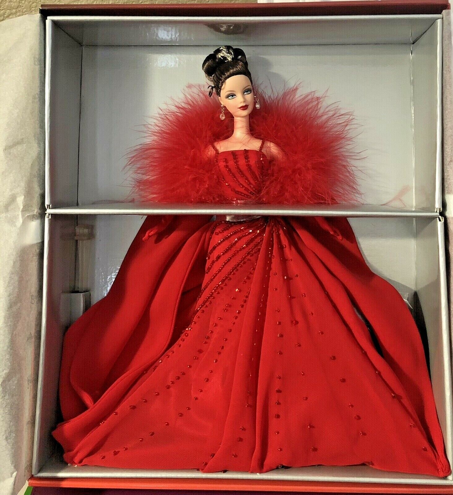 Rare- Barbie Ferrari Barbie Doll Limited Edition Red Gown Rare- Barbie Ferrari Barbie Doll Limited Edition Red Gown