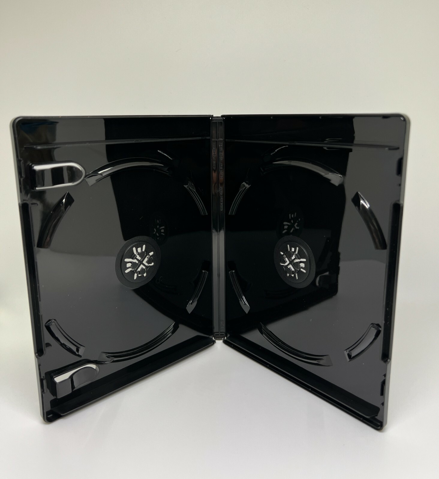 NEW ITEM! 100 NEW 4K ULTRA HD BLACK BLU-RAY DOUBLE DVD CASE W BOOKLET CLIPS,RP2B