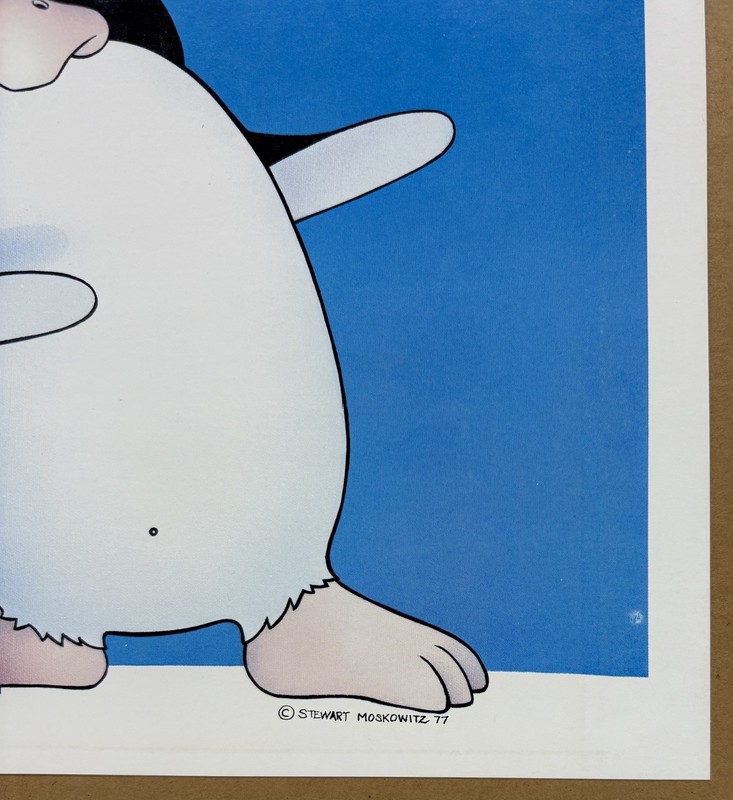 Vtg Original '77 Signed Stewart Moskowitz 