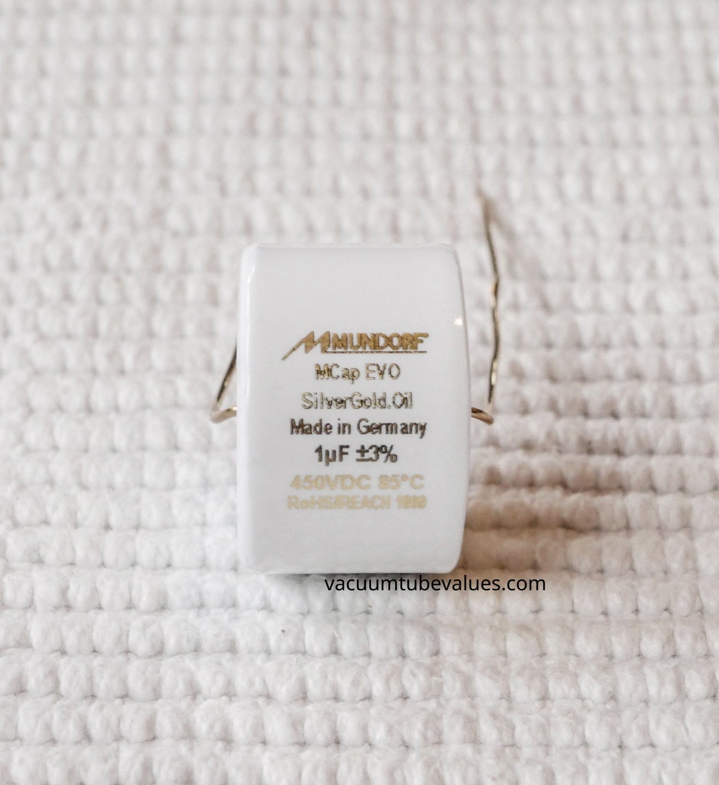 Mundorf Evo-SilverGold.Oil-1.50μF Mundorf MCap EVO Silver-Gold-Oil 1.5 - Vacuum Tube Values