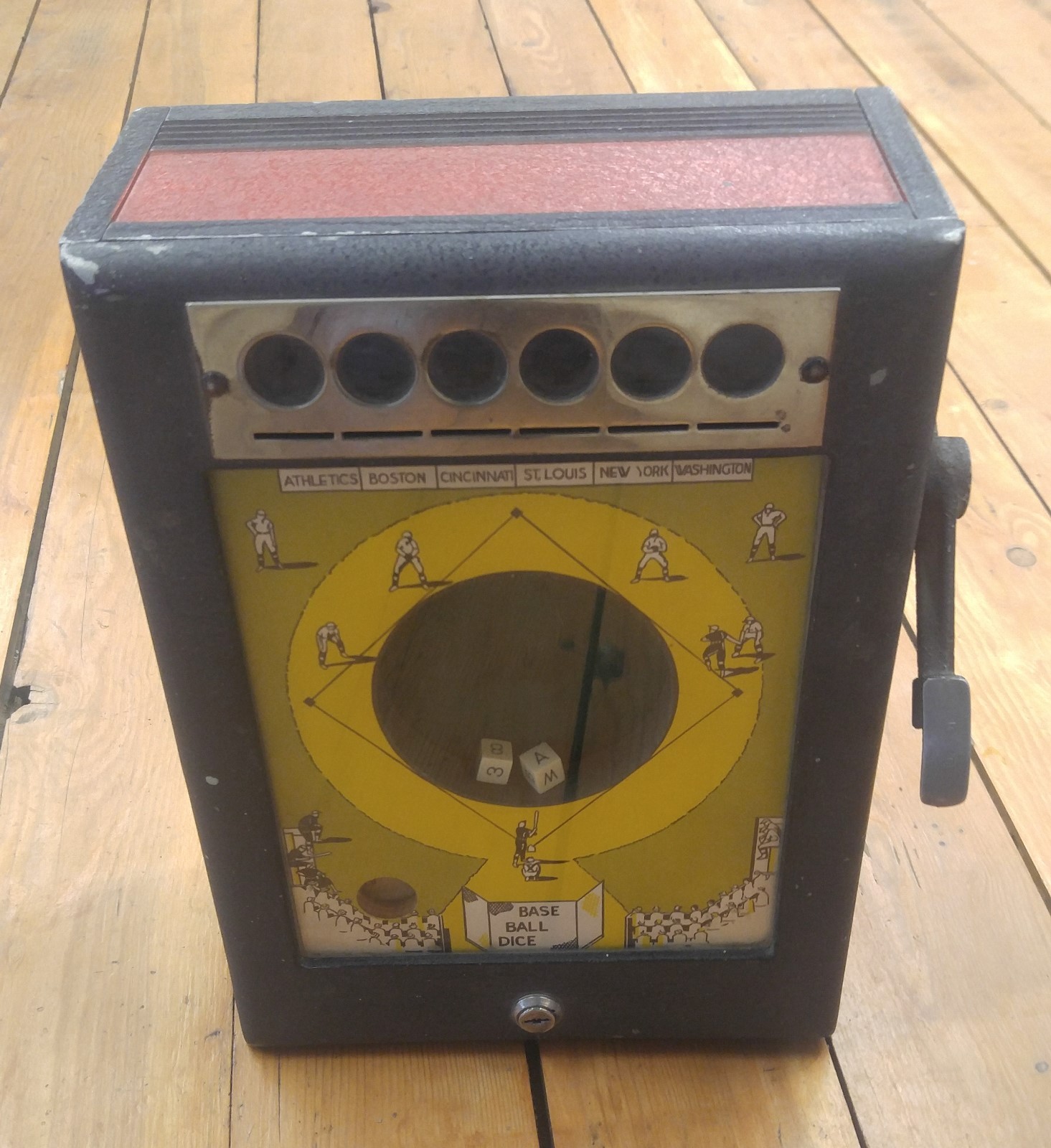 Vintage Baseball Dice Game Trade Simulator Coin machine Operated Rare