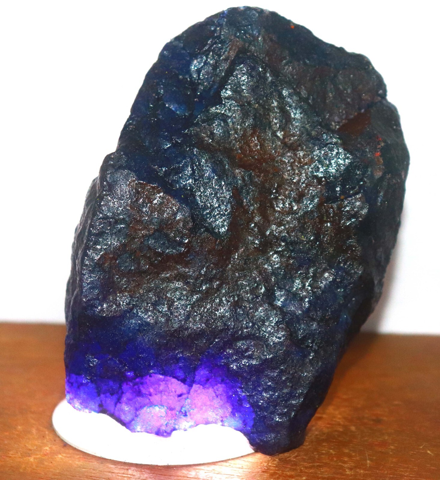 DYED 9850 Ct Amazing Blue Sapphire (Large) Certified/134mm
