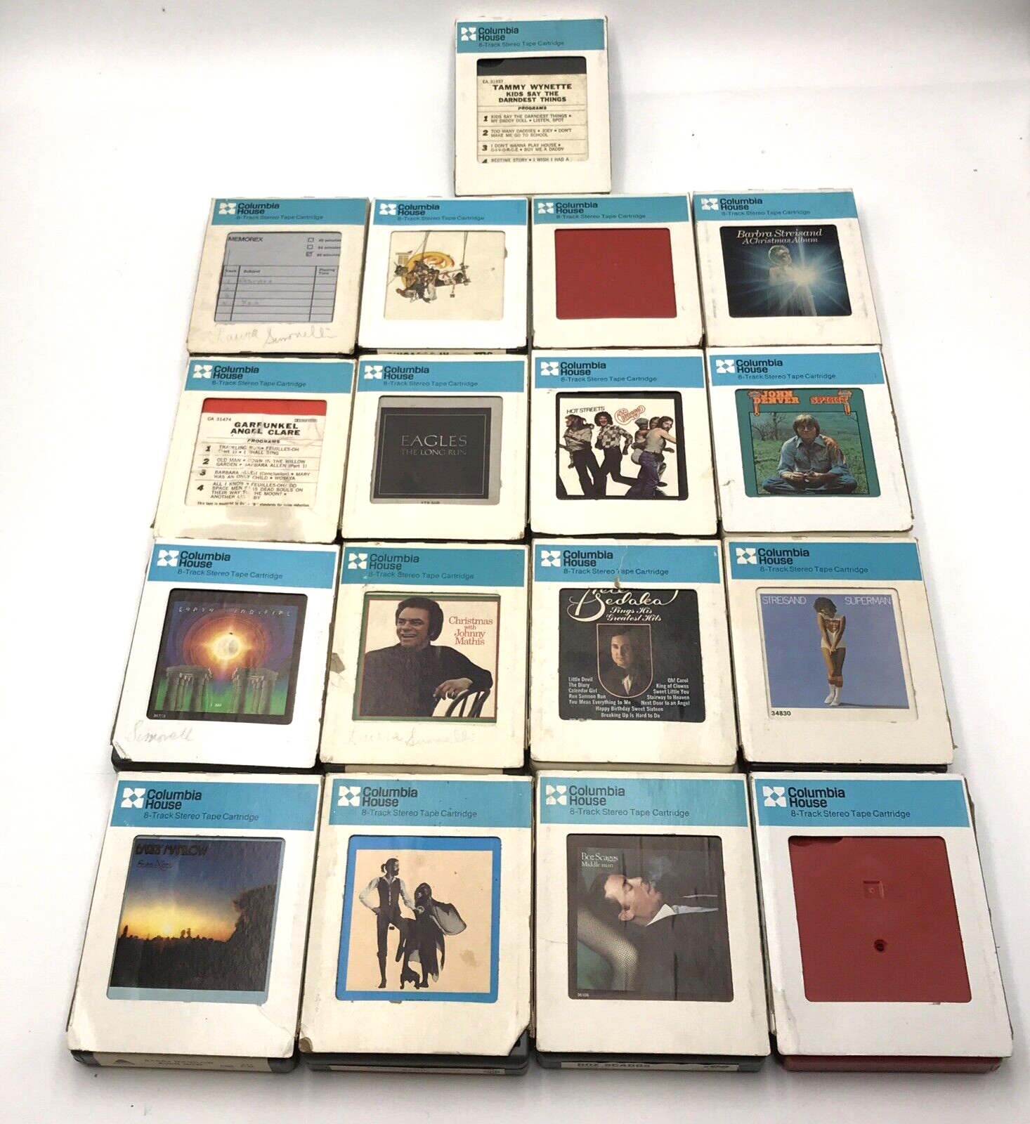 x17 8 Tracks Boz Scabs, John Denver, Barbra Streisand x17 8 Tracks Boz Scabs, John Denver, Barbra Streisand