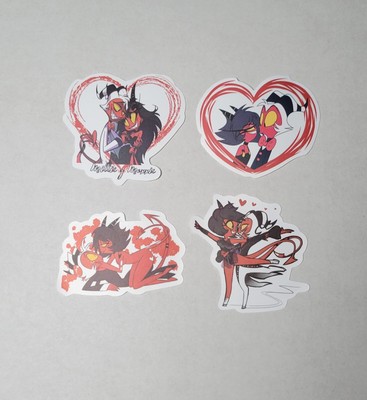 Matte Helluva Boss Millie And Moxxie Unofficial Stickers Vivziepop